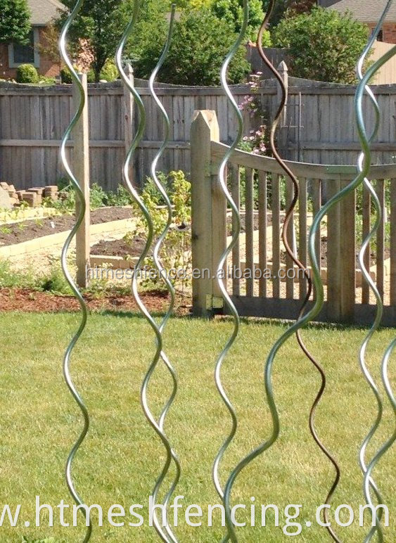 galvanized 6 mm tomato plant spiral support stakes